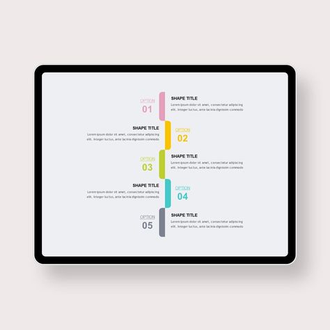 Vertical Color Bar List PowerPoint Templates Presentation List Design, Graphic Design List Layout, List Presentation Design, Vertical Graphic Design, Numbered List Design, Graphic Design List, List Design Layout, Idea For Presentation, List Graphic Design