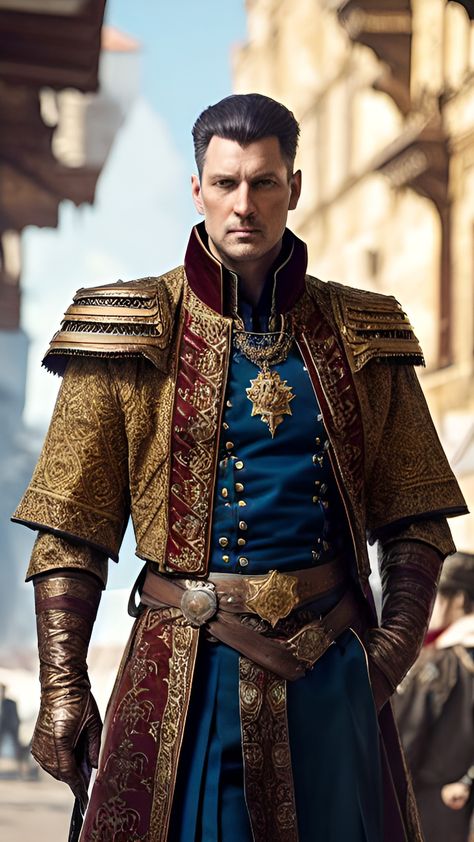 King Attire, Futuristic Royalty, England Art, Medieval Clothes, Royal Clothing, King Fashion, Royal Guard, Kings Man, Male Character