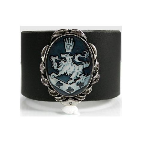 Twilight Edward Cullen Family Crest leather wrist cuff arm band... ❤ liked on Polyvore featuring accessories Bella Y Edward, Cullen Family, Grey Jewelry, Jasper Hale, Leather Wrist Cuff, Fandom Jewelry, Twilight Edward, Gray Jewelry, Silver Jewelry Box