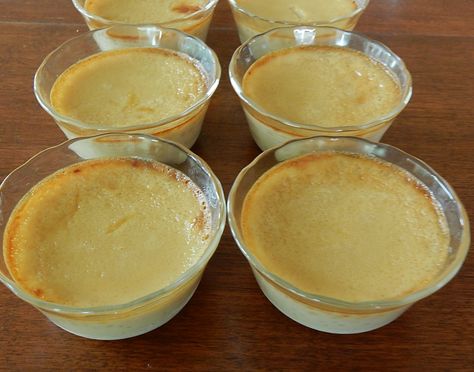 Old-fashioned Maple Custard Baked Custard Old Fashioned, Maple Custard, Baked Egg Custard, Baked Custard, Egg Custard, Gf Recipes, Old Recipes, Refined Sugar Free, Puddings