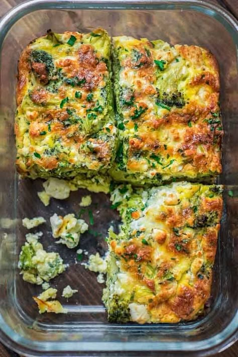 Broccoli Breakfast Casserole, Breakfast Broccoli, Broccoli Breakfast, Breakfast Quiche Recipes, Broccoli Bake, Recipe Girl, Baked Vegetables, Broccoli Recipes, Provolone