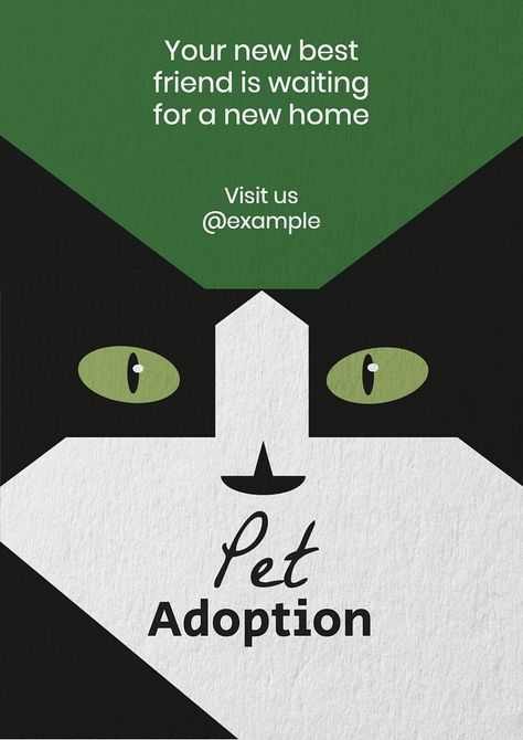 Pet adoption poster template | premium image by rawpixel.com / Pitcha Benrohman Adopt Don't Shop Poster, Adoption Aesthetic, Adoption Poster, Pet Adoption Event, Animal Body Parts, Poster Cat, Poster Template Free, Adopt Me, Aesthetic Things