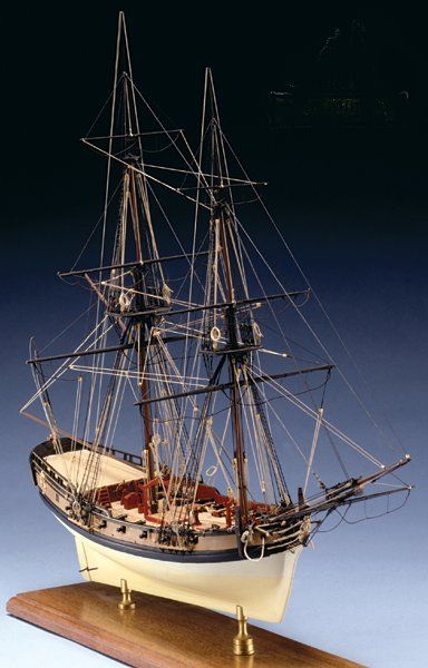 Model brig. Model Sailboats, Tall Ship Model, Hydroplane Boats, Freetime Activities, Model Boats Building, Model Sailing Ships, Sailing Ship Model, Wooden Model Boats, Model Ship Kits