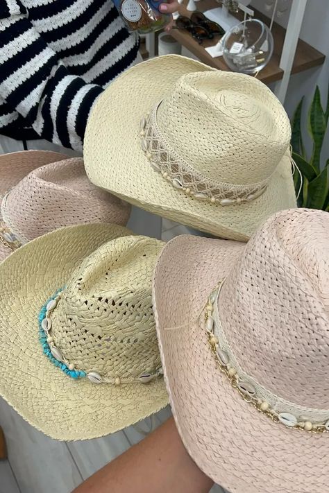 Coastal Cowgirl Hat, Cowgirl Era, Custom Cowboy Hats, Straw Cowboy Hat, Cowgirl Aesthetic, Cowgirl Hat, Amazon Storefront, Coastal Cowgirl, Cowgirl Hats