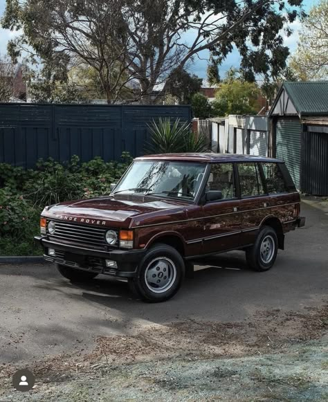 Brown Range Rover, Range Rover Truck, Land Rover Aesthetic, Old Range Rover, Vintage Range Rover, Range Rover Aesthetic, Old Land Rover, Range Rover V8, Vintage Land Rover