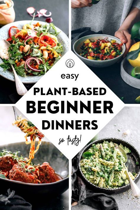 Plant Based Recipes For Beginners, Easy Vegan Recipes For Beginners, Vegan Recipes For Beginners, Plant Based Diet Meals, Plant Based Diet Meal Plan, Plant Based Recipes Dinner, Plant Based Lunch, Easy Vegan Recipes, Plantbased Recipes