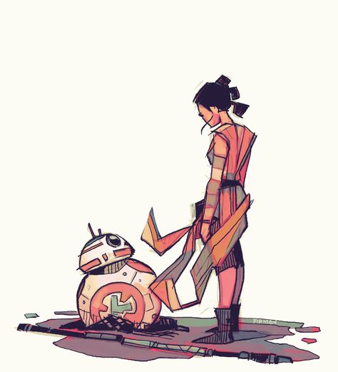 Star Wars Character, Star Wars Drawings, Rey Star Wars, Bb 8, Star Wars Wallpaper, Star Wars Fan Art, Galaxy Art, Bad Feeling, Star Wars Movie