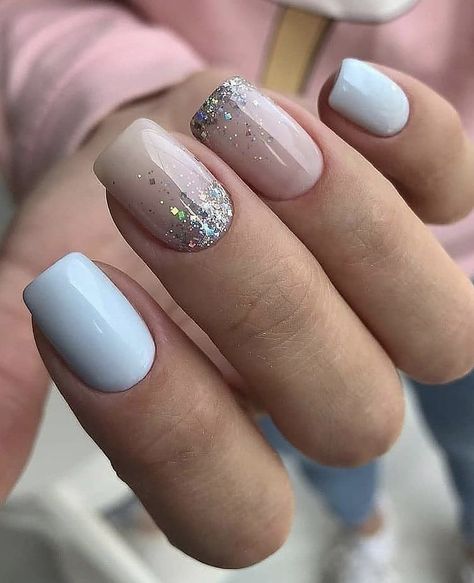 Winter Nails Gel, Violet Nails, Squoval Nails, Blush Nails, Short Acrylic Nails Designs, Neutral Nails, Dipped Nails, Elegant Nails, Chic Nails