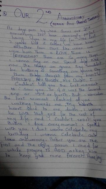 Happy 2nd anniversary areejay❤❤😘😘😍 page 1 Babes wrote it with all my heart just for u 👫👫👫 2yrs Anniversary Quotes, 2 Year Friendship Anniversary Quotes, 1 Year Friendship Anniversary Quotes, 2nd Year Anniversary Quotes, Happy 2nd Anniversary My Love, 2nd Anniversary Quotes, 2 Year Anniversary Quotes, Year Anniversary Quotes, Happy 2nd Anniversary