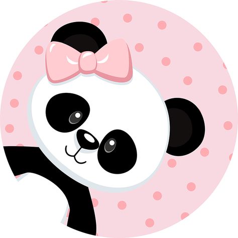 Panda Birthday Party Decorations, Panda Png, Panda Birthday Party, Cardstock Crafts, Jungle Theme Birthday, Disney Drawings Sketches, Panda Birthday, Pink Panda