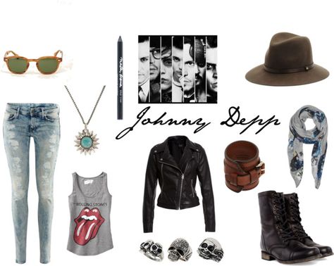 "johnny depp" How To Dress Like Johnny Depp, Johnny Depp Inspired Outfits, Johnny Depp Style For Women, Johnny Depp Outfits Ideas, Vampires Outfit, Johnny Depp Style Clothes, Johnny Depp Outfits, Hollywood Vampires, Johnny Depp Style