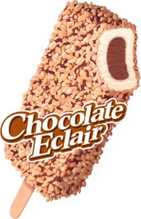 Chocolate Eclair ice cream -- another popular frozen treat Ice Cream Catering, Good Humor Ice Cream, Snack Pictures, Munchies Snacks, Ice Cream Man, Food Issues, Ice Cream Pops, Chocolate Eclair, Lemonade Drinks