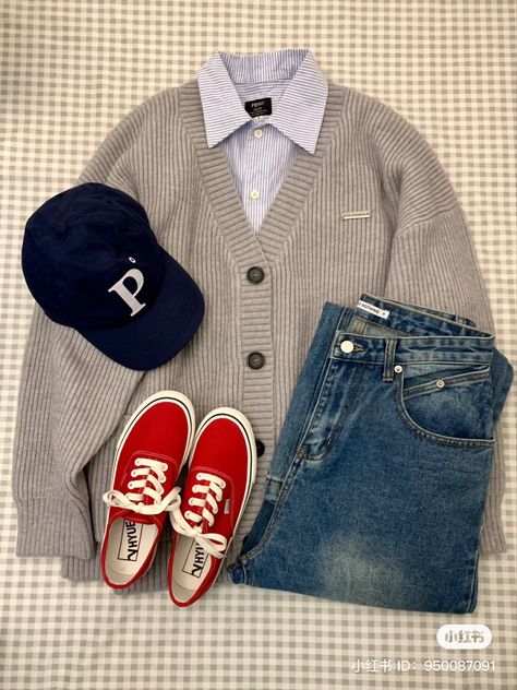 Red Shoes Outfit Men, Ruffle Shirts, Uni Outfits, Guys Clothing Styles, Ruffle Shirt, Simple Trendy Outfits, 가을 패션, Fashion Aesthetic, Casual Style Outfits