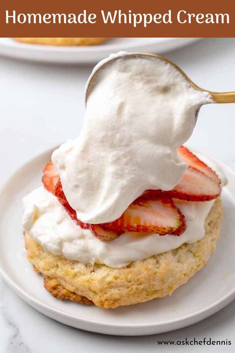 Best Whipped Cream Recipe, Homemade Whipped Cream Easy, Best Homemade Whipped Cream, Home Made Whipped Cream, Whipping Cream Recipe, Whip Cream Recipe, Easy Homemade Whipped Cream, Homemade Whip Cream, Vanilla Custard Recipe