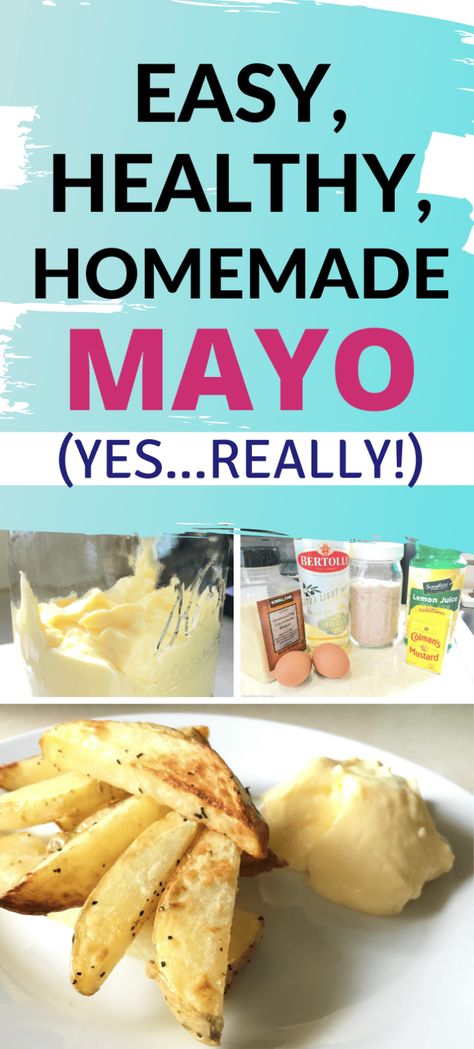 How to Make Mayonnaise: Super Easy Homemade Mayonnaise Recipe Homemade Olive Oil, Make Mayonnaise, Homemade Mayo Recipe, Olive Oil Mayonnaise, Homemade Mayonnaise Recipe, How To Make Mayonnaise, Homemade Mayo, Mayonnaise Recipe, Sandwich Bread Recipes