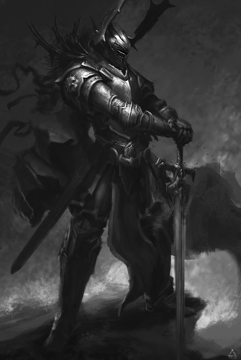 Knights 5: Return of KNIGHT - art post - Imgur Illustration Fantasy, 다크 판타지, Knight Art, Knight Armor, Fantasy Armor, Blackest Knight, Fantasy Concept Art, Armor Concept, Arte Fantasy