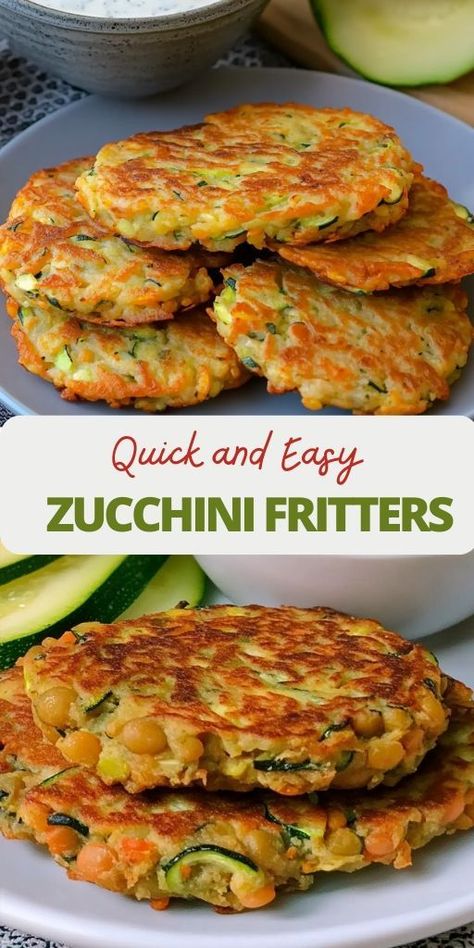 🥒✨ Crispy Red Lentil & Zucchini Fritters: A Delicious & Healthy Bite! 😋💚 These Red Lentil and Zucchini Fritters are the perfect combo of crispy and savory, paired with a creamy Tahini Yogurt Sauce! Packed with plant-based protein from red lentils and the freshness of zucchini 🌱 👉 Save this Pin and whip up a batch of fritters today! 💫 #LentilFritters #HealthySnacks #ZucchiniRecipes #PlantBasedEats #GlutenFreeGoodness #TahiniLove #EasyRecipes Easy Zucchini Fritters, Lentil Fritters, Red Lentils, Easy Zucchini, Zucchini Fritters, Zucchini Fries, Healthy Bites, Yogurt Sauce, Fodmap Recipes