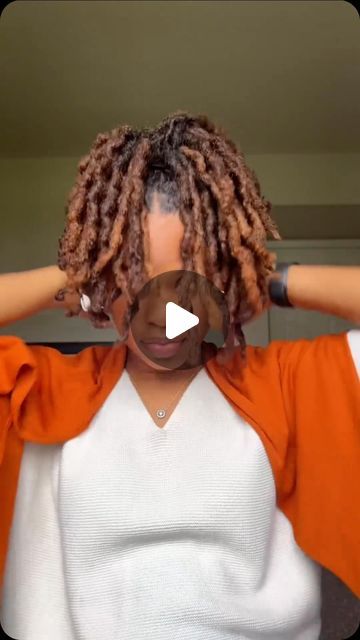 Dreads And Headwraps, Dreadlocks With Headwrap, Locs And Scarves, Short Locs Hairstyles For Women Dreadlock Styles Dreads Hair, How To Style Your Dreadlocks, Hair Wrap With Locs, Loc Styles With Headband, At Home Loc Styles, Long Fluffy Locs