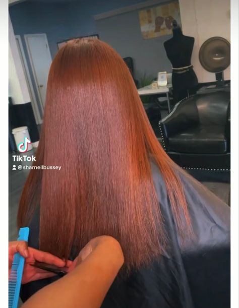 Pressed Natural Hair, Silk Press Natural Hair, Girl Hair Colors, Red Hair Inspo, Hair Color Options, Cute Hair Colors, Chocolate Hair, Quick Natural Hair Styles, Hair Business