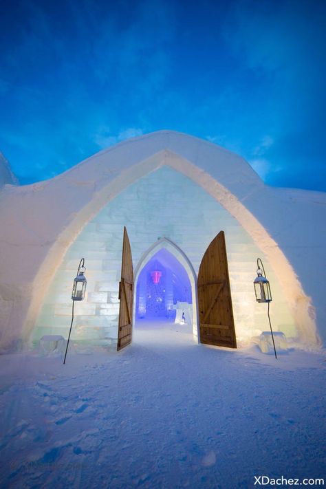 Ice doors Chateau Frontenac, Quebec City Canada, Ice Hotel, Couples Vacation, Adventure Vacation, O Canada, Carl Sagan, Snow Ice, Oh Canada