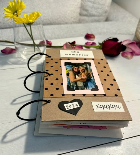 Scrapbook For Him, Interactive Scrapbook, Notes Letters, Couple Scrapbook, Personalised Scrapbook, Anniversary Scrapbook, Stamps Stickers, Album Photo Scrapbooking, Our Memories