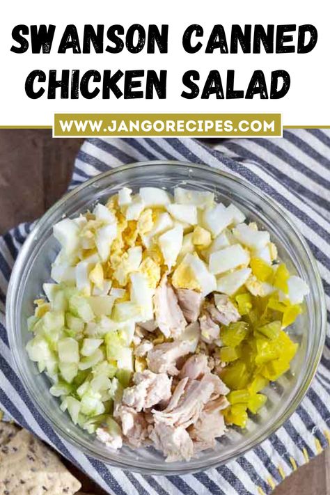 Swanson canned chicken salad recipe is a delicious, yummy snack. This recipe is extremely easy to make. Just mix together your favorite seasonings in a bowl. #SwansonCanned #ChickenSaladRecipe Recipes For Canned Chicken, Chicken Recipes For Lunch, Canned Chicken Salad, Canned Chicken Salad Recipe, Running Food, Can Chicken Recipes, Food Advice, Chicken Salad Recipe, Canned Chicken