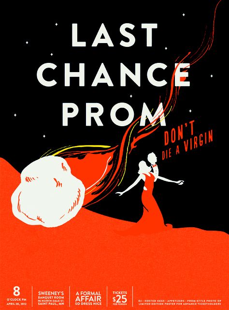 Prom Poster Ideas Graphic Design, Gala Poster Design, Prom Poster Design, Prom Poster, Joe Anderson, Gala Decor, Prom Posters, Gala Decorations, Brandon Grotesque