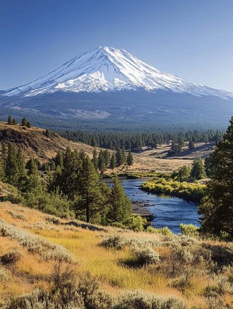 Mount Shasta California, Shasta California, Mount Shasta, World Cities, City Landscape, Winter Time, Bucket List, California, Travel