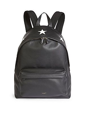 Givenchy Large Star Leather Backpack Leather Backpack, Fashion Backpack, Givenchy, Backpacks, Stars, Leather