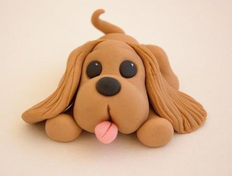 Items similar to Handmade Fondant Puppy Cake Topper/Decoration on Etsy Fondant Puppy, Puppy Cake Topper, Polymer Animals, Adorable Cupcakes, Fondant Dog, Puppy Cake, Cake Buttercream, Fondant Animals, Fondant Cake Toppers