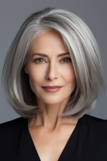 Grey Hair Styles, Grey Hair Transformation, Styles For Women Over 50, Gorgeous Gray Hair, Grey Hair Inspiration, Haircut For Fine Hair, Grey Hair Styles For Women, Bob Haircut For Fine Hair, Blending Gray Hair