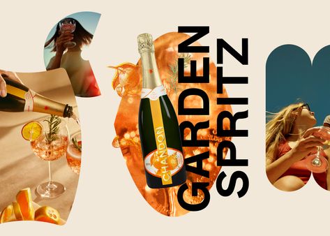 Chandon Garden Spritz, Best Website Designs, Aromatic Bitters, Fun Website Design, Creativity And Innovation, Website Design Inspiration, Sparkling Wine, Web Design Inspiration, Secret Garden