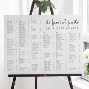 Alphabetical Seating Chart Wedding, Wedding Seating Plan Template, 30th Birthday Sign, Seating Plan Template, Alphabetical Seating Chart, Wedding Seating Signs, Wedding Seating Chart Template, Seating Sign, Country Theme Wedding