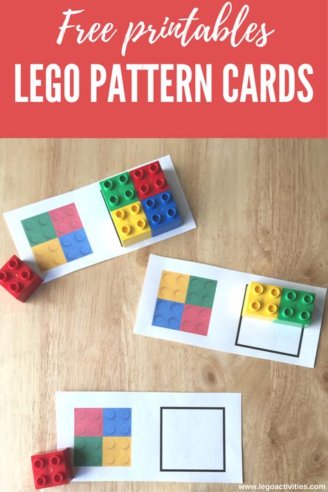 Duplo Mönsterkort | Lego Education, Lego Math, Lego Activities Fast Driving, Lego Printables, Lego Math, Pattern Cards, Lego Education, Free Lego, Lego Activities, Lego Blocks, Driving Car