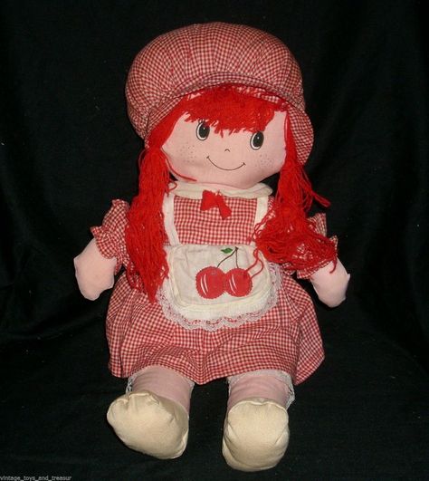 Etone (or ganz) fruit ragdoll 80s Ragdoll Doll Vintage, Ragdoll Hair, Ragdolls Doll, Ragdoll Plush, Ragdoll Toy, Ragdoll Doll, Sustained Investigation, Vintage Stuffed Animals, Animals For Sale