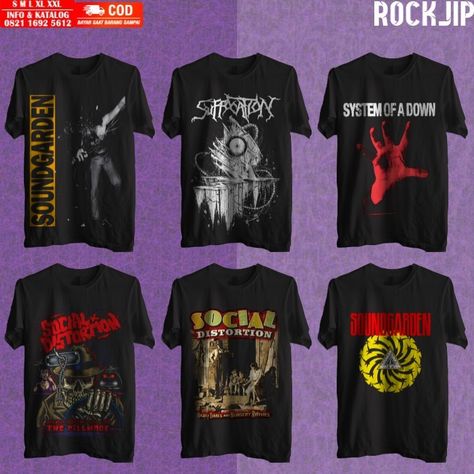 Jual kaos distro sablon band rock event hitam ~INFO & KATALOG KLIK JUDUL Social Distortion, Band Rock, System Of A Down, Mens Graphic, Graphic Tshirt, Mens Graphic Tshirt, Band, Mens Tshirts, Mens Tops