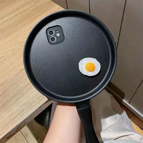 Pan Fried Eggs Phone Case For Iphone 14 13 12 11 Por Max Xs Max Xr 7p 8p Se2020 Creative Phone Case Goodlooking Nice Small Gift For Men And Women For Friend Gift Birthday Gift For Girlfriend Boyfriend Gift Color Black - Cell Phones & Accessories - Temu Egg Funny, Small Gifts For Men, Kitchen Humor, Stationery Accessories, Birthday Gifts For Girlfriend, Pc Cases, Friend Birthday Gifts, Fried Egg, Silicone Phone Case