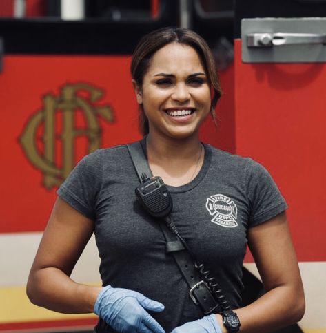 Gabriella Dawson, Chicago Fire Gabby, Gabriela Dawson, Gabby Dawson, Monica Raymund, Fire House, Chicago Med, Latex Gloves, Chicago Pd