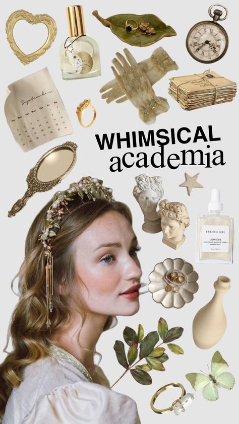 Light Whimsical Aesthetic, Whimsical Dark Academia, Dark Academia Spring Aesthetic, Whimsical Aesthetic Outfit, Whimsical Outfit Aesthetic, Whimsy Academia, Whimsical Academia, Whimsical Core, Cottagecore Academia Aesthetic