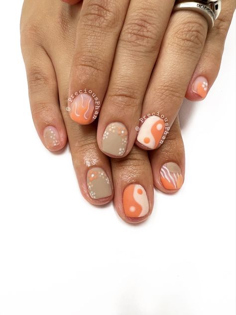 Nails Flowers, Abstract Nails, Air Brush, Free Hand, Hair And Nails, Nails, Flowers, Hair, Beauty