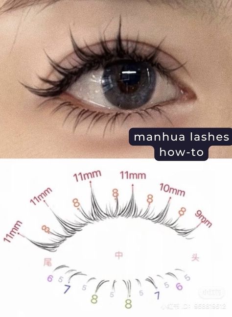 #Small_Eyelashes_Extensions #Spider_Lashes_Fake_Eyelashes #Small_Eyes_Eyelash_Extensions #Eyelash_For_Small_Eyes Eyelashes On Small Eyes, How To Get Spider Lashes, Eyelash Extensions For Beginners, Lash Extensions For Small Eyes, Eyelashes For Small Eyes, Manga Lashes Extensions, Wispy Lash Extensions Styles, Small Eyelashes, Manhua Lashes