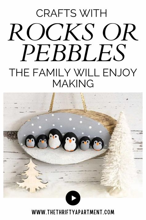 Create lasting memories with fun and creative crafts using rocks or pebbles! Perfect for family bonding and adding charm to your home or garden.#RockCrafts #FamilyProjects #DIYWithKids #CreativeDecor #NatureCrafts Rock Decorating Ideas Display, Diy Rock Art Ideas, Rock Art Ideas River Stones Diy Projects, Glass Pebble Crafts, Pebble Pot, Pet Rocks Craft, Diy Christmas Stuff, River Stones Crafts, Crafts With Rocks