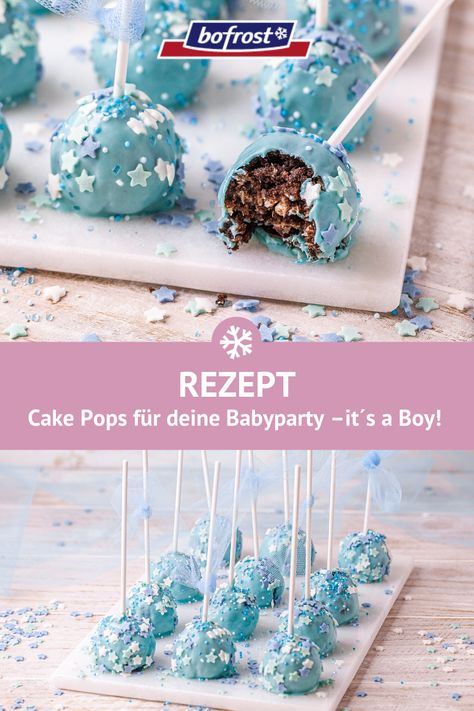 Snacks Für Party, Baby Party, A Boy, Cake Pops, Dessert, Snacks, Cake