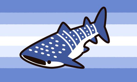 Shark Xenogender, Alien Gender, Shark Gender, Whale Shark Art, Xeno Flags, Gender Board, Xeno Genders, Basking Shark, Xeno Hoard