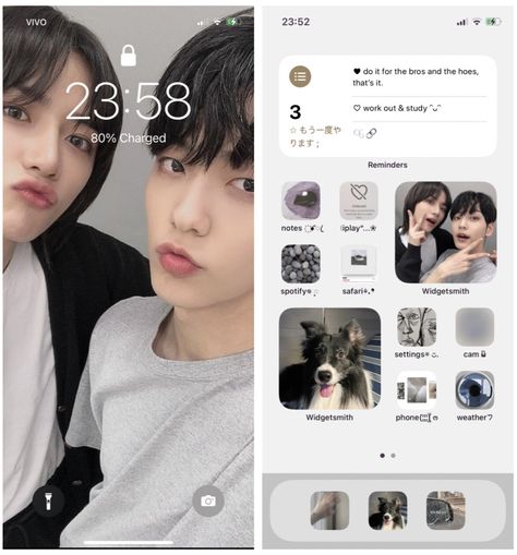 Beomgyu Homescreen Layout, Txt Ios 16, Txt Ios Layout, Txt Iphone Layout, Txt Phone Theme, Txt Homescreen Layout, Txt Phone Layout, Txt Layout, Kpop Ios Layout