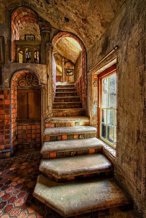 Fonthill | Karl Graf Photography Graphic Sketchbook, Illustration City, Hobbit House, Photography Creative, Stairway To Heaven, Old Building, Beautiful Picture, Abandoned Houses, Beautiful Architecture