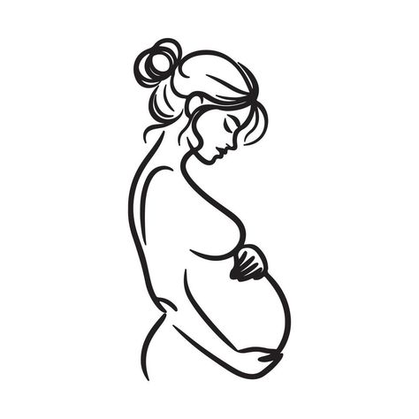 Continuous line drawing of pregnant woman. International mother's day minimalist design hand drawn line art isolated on white background. Happy Mother's Day theme. Line art pregnant woman, Pregnant Drawing Reference, How To Draw Pregnant Women, Pregnant Women Drawing, Pregnant Woman Drawing, Pregnant Drawing, Pregnant Women Drawing Art, Pregnant Woman Sketch, Pregnant Woman Art, Maternity Line Art