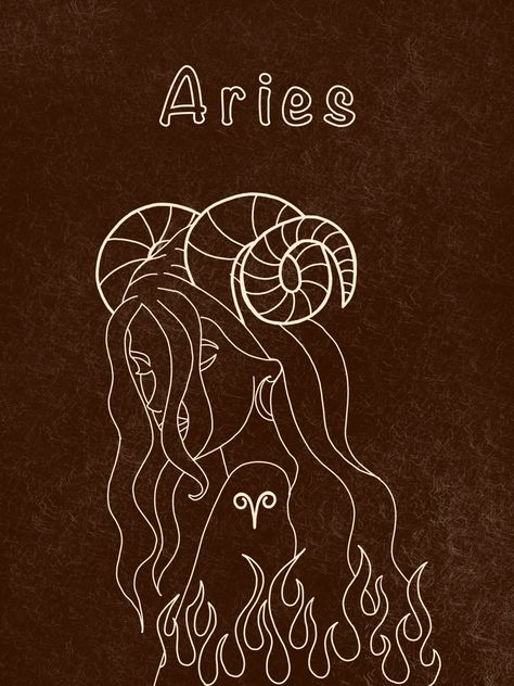 Aries Painting Ideas On Canvas, Aries Goddess Art, Zodiac Art Drawing, Aries Drawing, Aries Zodiac Tattoos, Aries Wallpaper, Icon Face, Arte Aries, Sagittarius Art