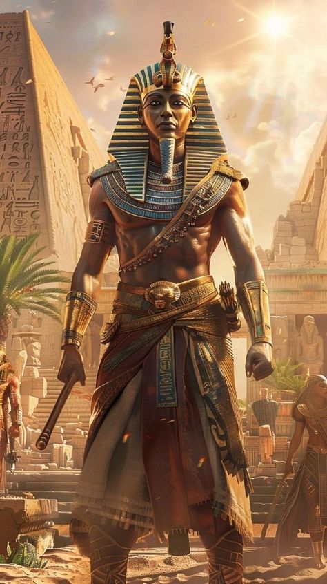 Egyptian Pyramids Art, Ancient Egypt Pyramids, Egyptian Warrior, Egyptian Goddess Art, Egyptian Anubis, Egypt Mummy, Starověký Egypt, Ancient Egypt Pharaohs, Egypt Concept Art