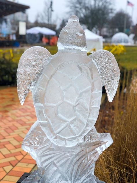 Winter Stem Activities, Winter Stem, Ice Festival, Chainsaw Sculpture, Richmond Indiana, Ice Carving, Cultural Crafts, Ice Art, Ice Sculpture